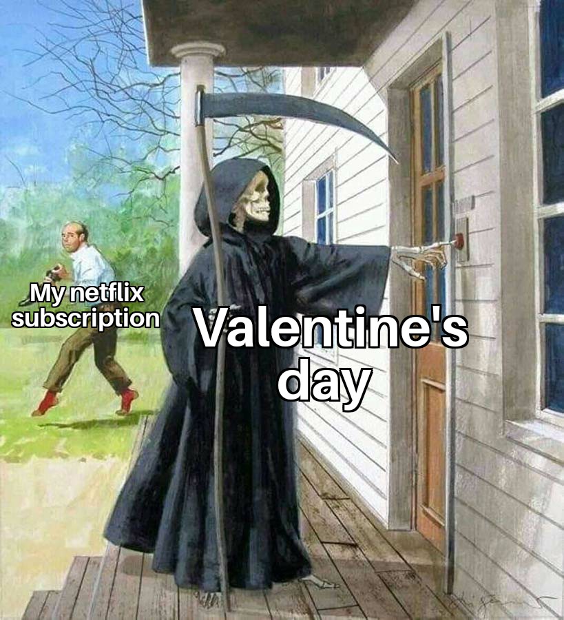 Valentine's Day and my netflix subscription